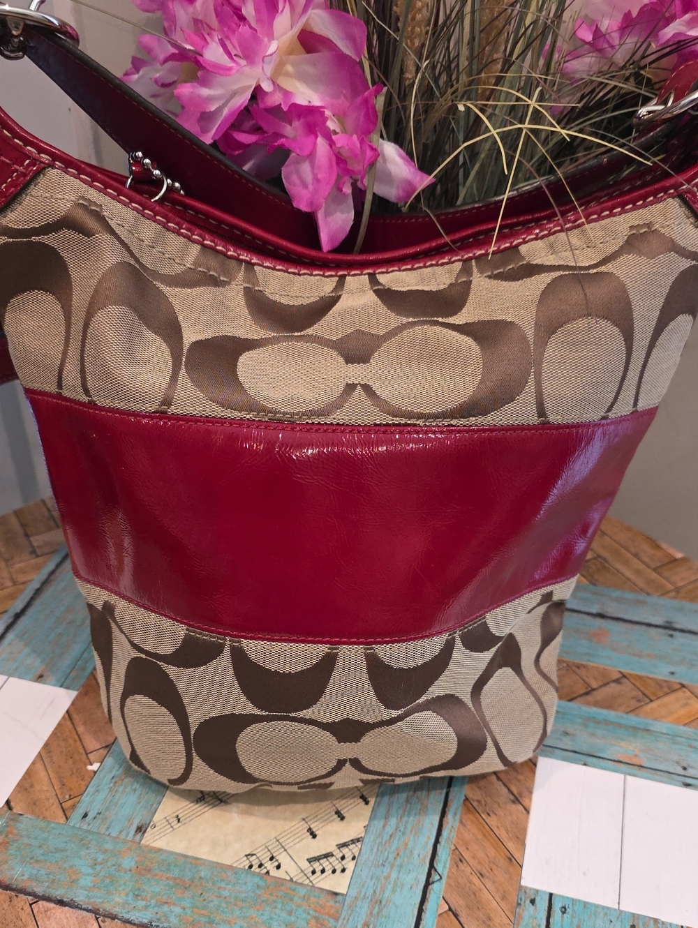 Coach Vintage Y2K Gorgeous Red Bucket Bag